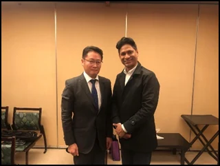 日本の地方議会関係者との交流